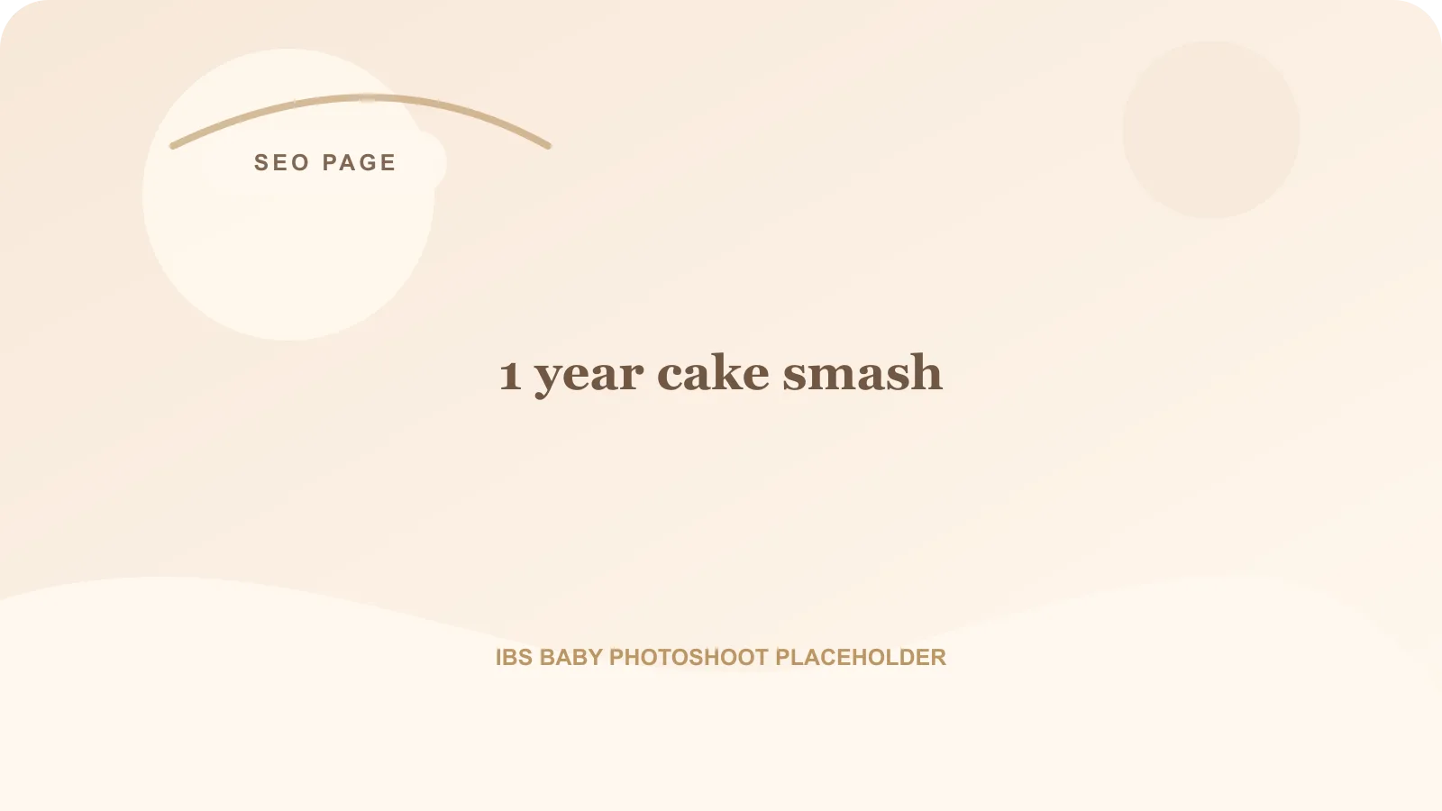 1 year cake smash photoshoot in Pune with pastel birthday styling
