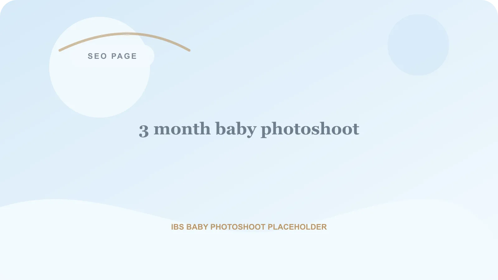 3 month baby photoshoot with soft milestone styling