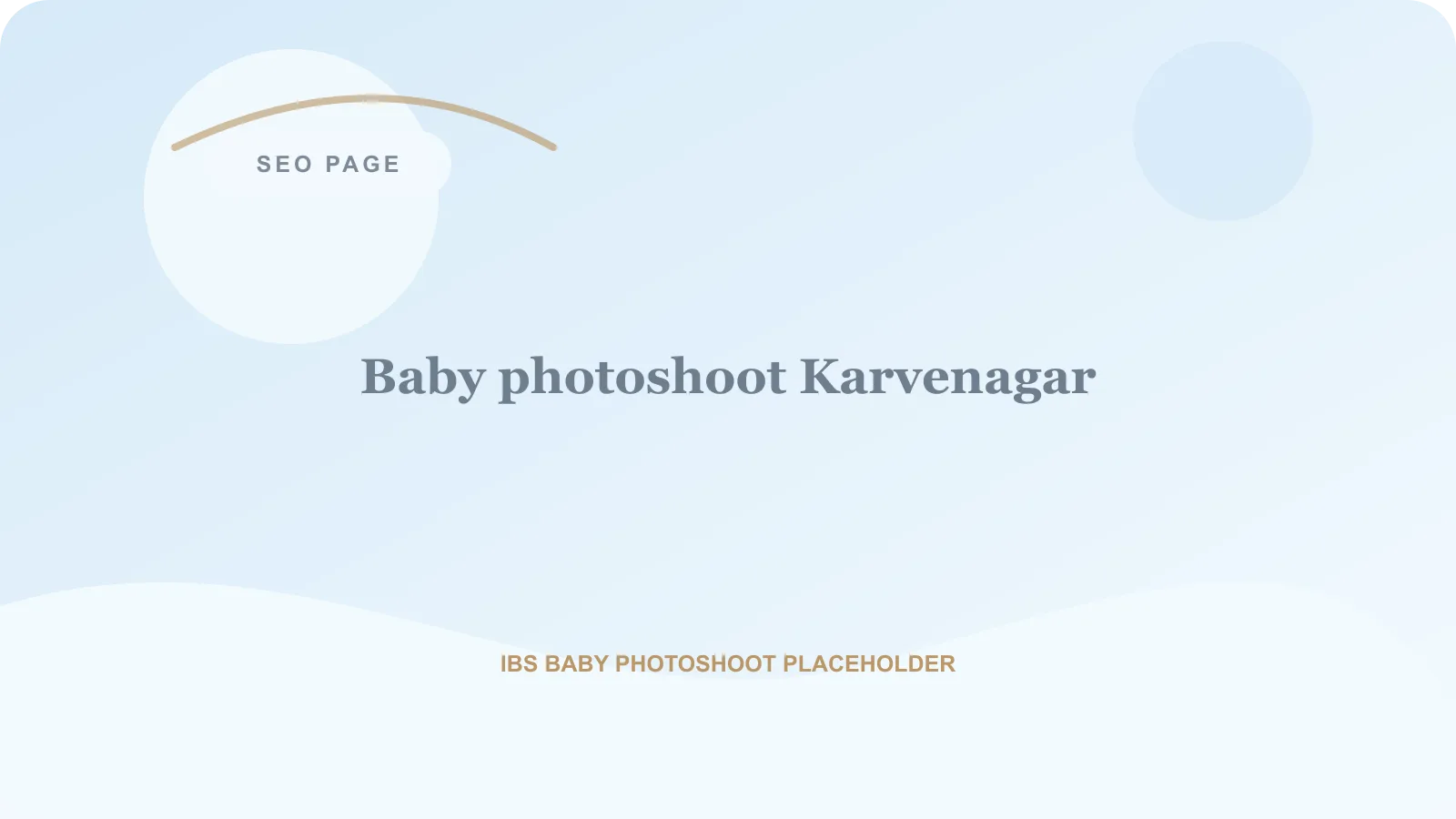 Baby photoshoot studio in Karvenagar Pune
