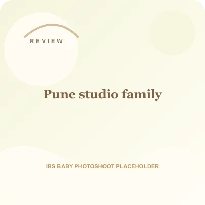 Parent testimonial style image for baby photoshoot Karvenagar Pune