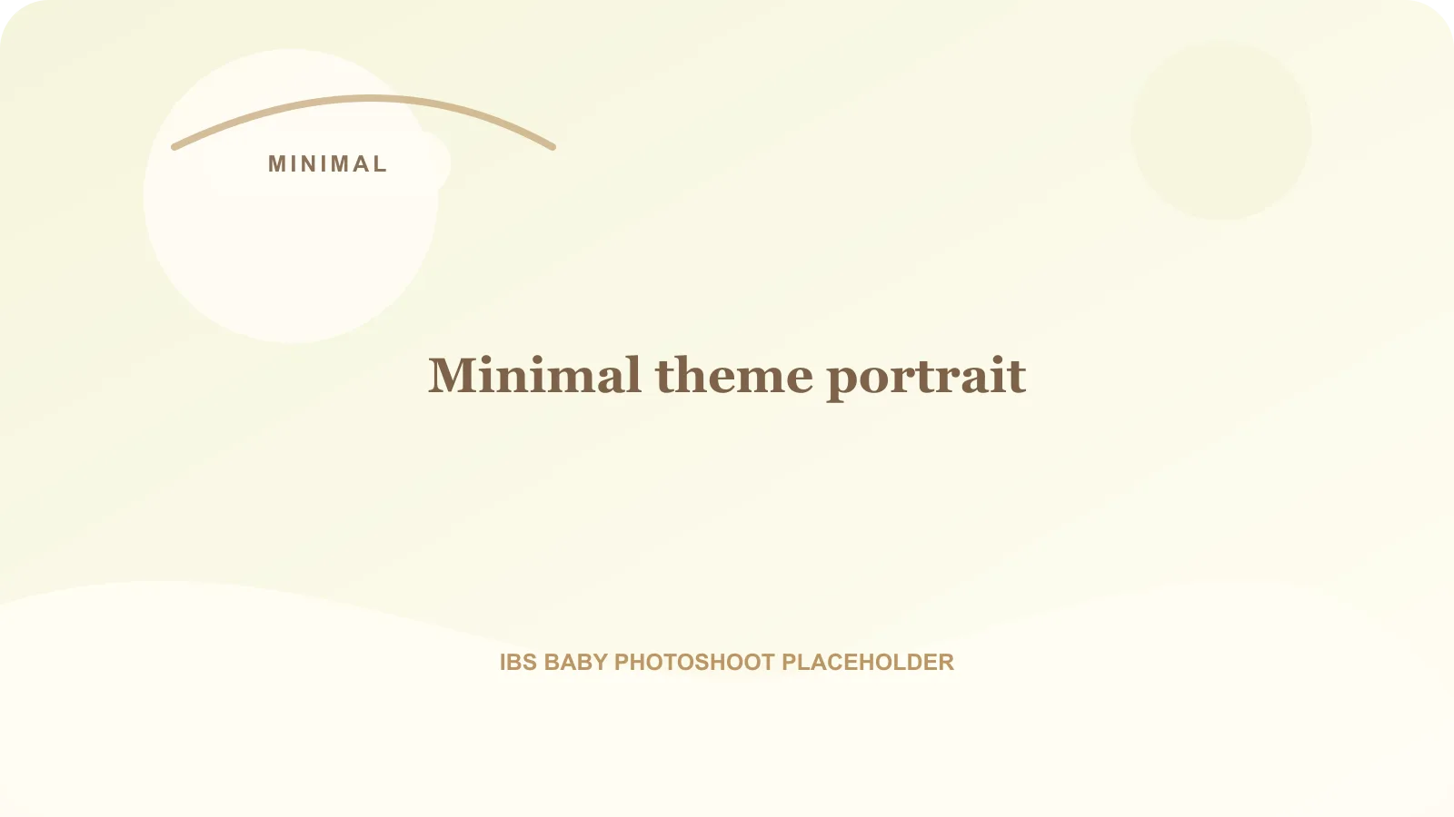 Minimal baby photoshoot setup with soft neutral styling in Pune