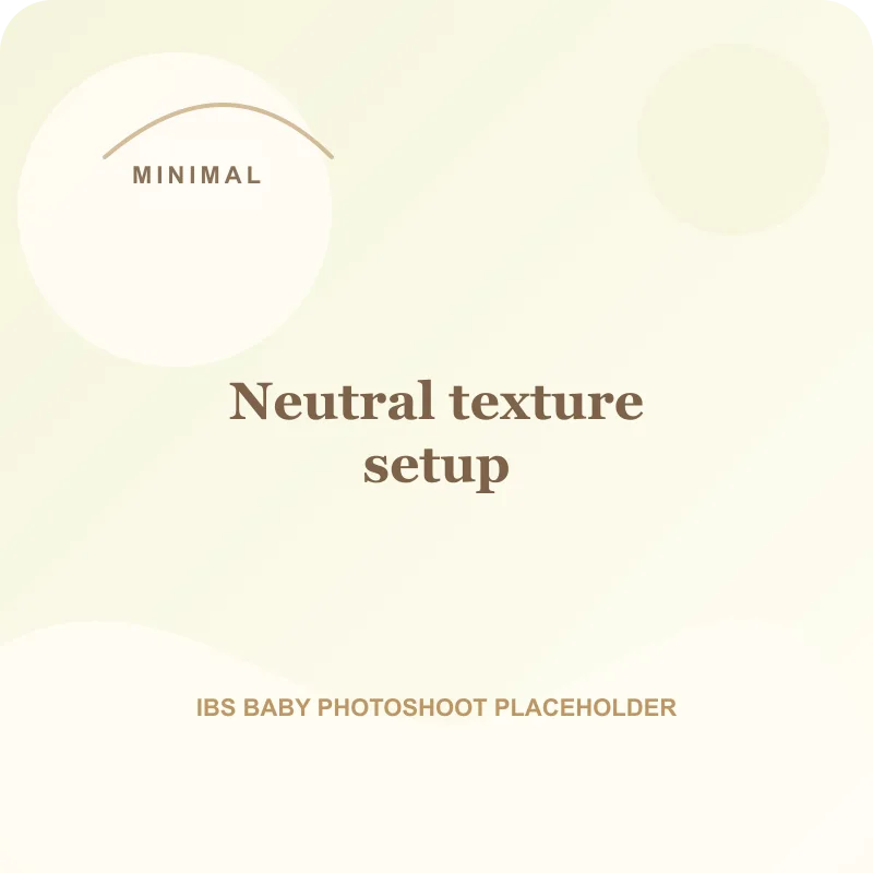 Neutral texture setup for minimal baby photoshoot Pune