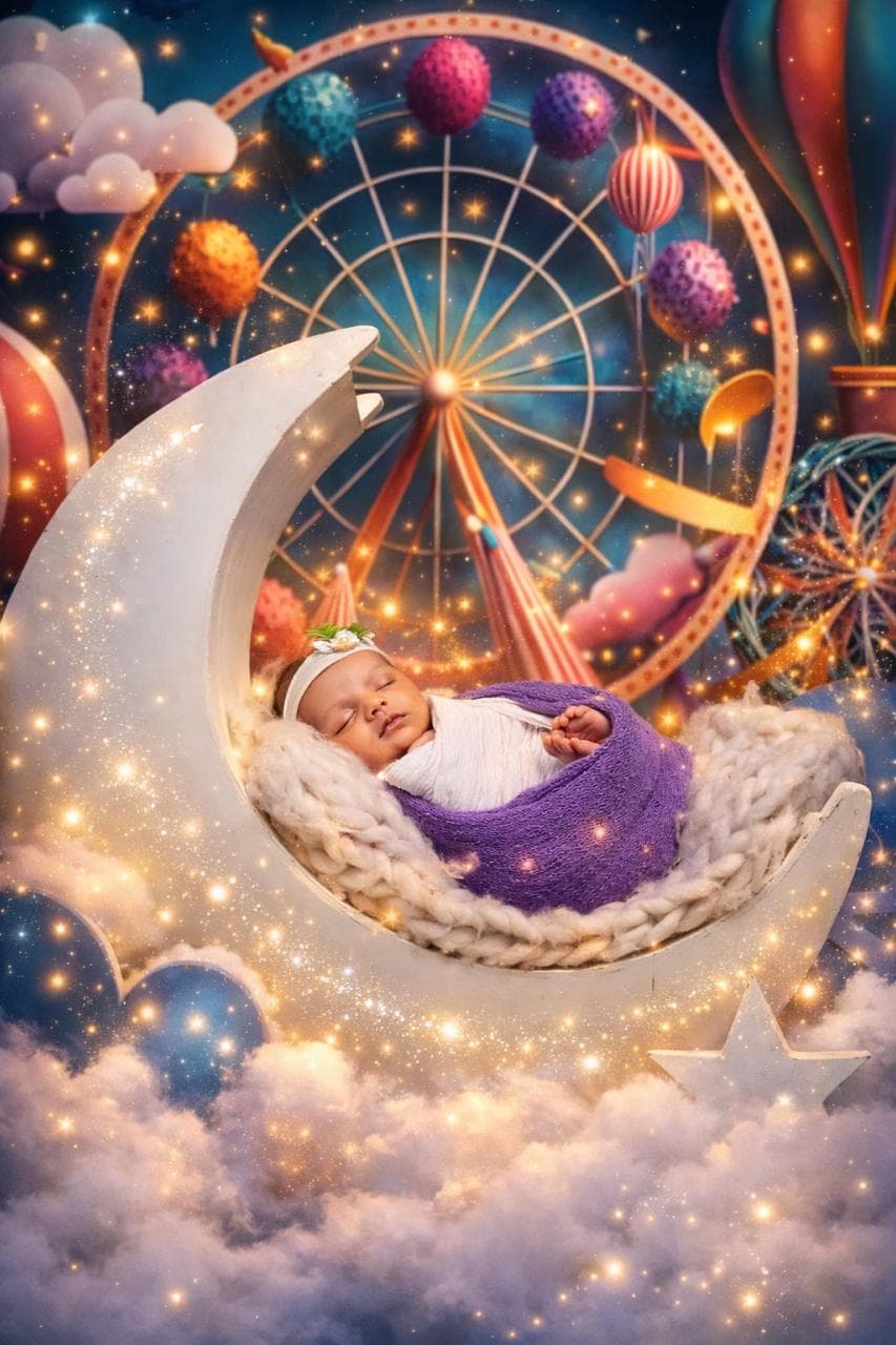 Professional baby photoshoot with premium theme styling at IBS Baby Photoshoot studio in Karvenagar, Pune