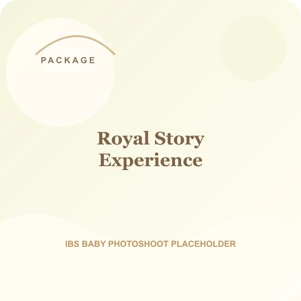 Royal Story baby photoshoot package with premium setup in Pune