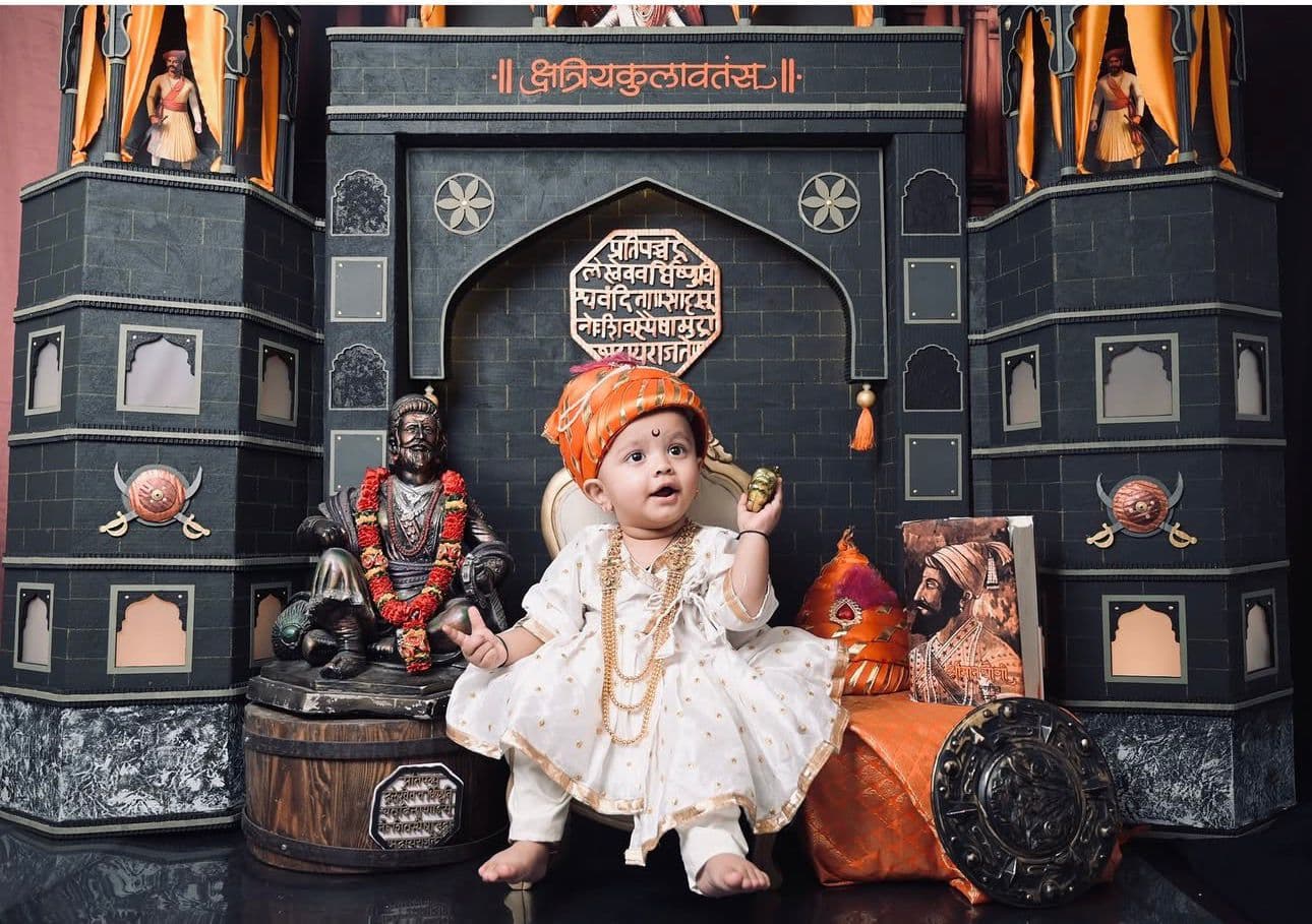 Shivaji Maharaj Heritage baby photoshoot package cover image in Pune
