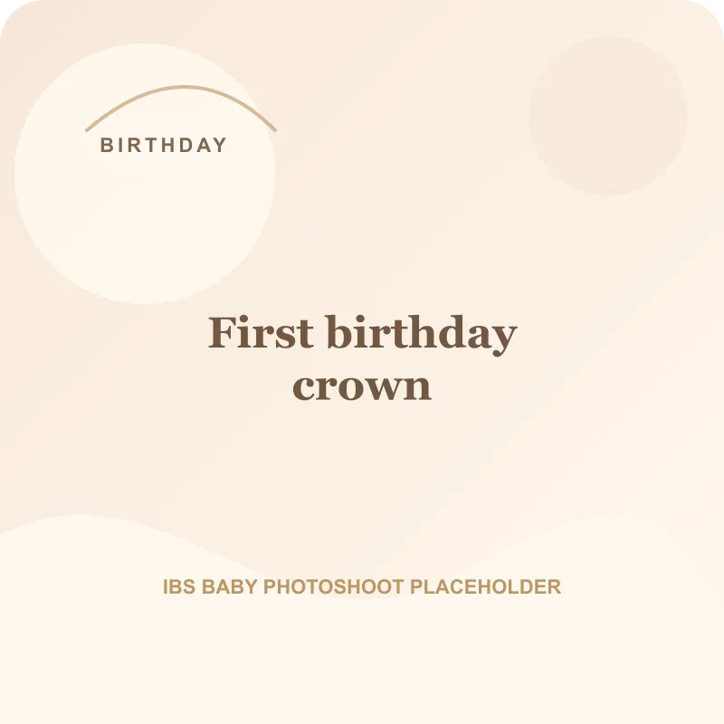 1 year cake smash photoshoot Pune royal setup
