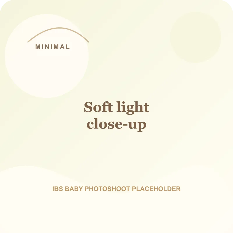 Soft light close-up for minimal baby photoshoot Pune